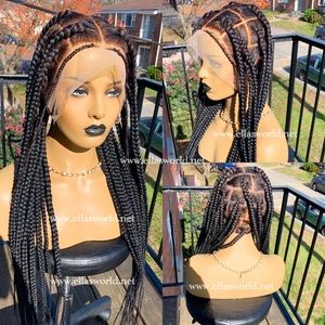 Jumbo knotless braided wig